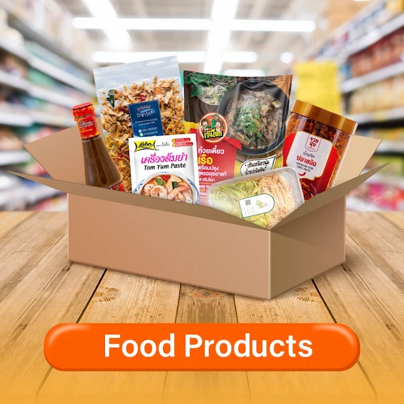 Food Products for worldwide shipping