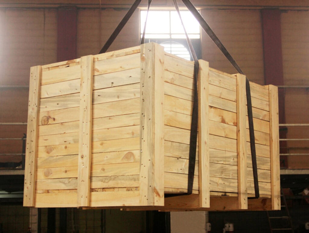 wooden crate shipping (New)